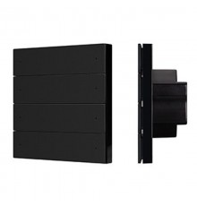 INTELLIGENT ARLIGHT Кнопочная панель SMART-DMX512-801-22-8G-8SC-DIM-IN Black (230V, 2.4G) (IARL, IP20 Пластик, 5 лет)  039316  Arlight