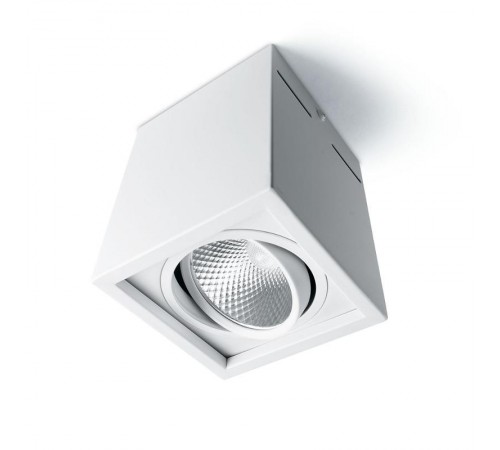 Светильник накладной светодиодный спот AL522, 7W, 630Lm, 4000K, 35 градусов, белый, поворотный  32471  FERON