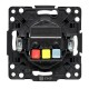 Стокгольм Механизм Розетки 1-местной с/з 16А черный с крышкой и защ. штор. IP44 EKF PROxima  EZR16-028-10-44  EKF