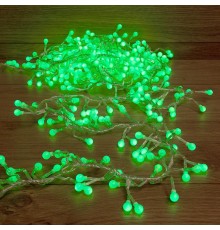 Гирлянда "Мишура LED"  3 м  прозрачный ПВХ, 288 диодов, цвет зеленый  303-604  NEON-NIGHT