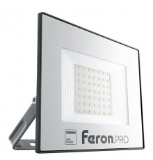 Прожектор светодиодный 50W 6400K IP65 AC175-265V/50Hz, черный, LL-1000  41540  FERON