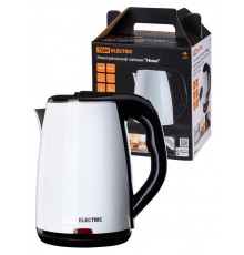 Электрический чайник "Ника", нержавеющая сталь / пластик, 1,8 л, 1800 Вт, белый,  SQ4001-0004  TDM