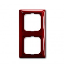 ABB Basic 55 Фойе (красный) Рамка 2-ая  1725-0-1517   2CKA001725A1517  ABB