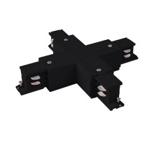 Коннектор X-образный для трехфазного шинопровода TRC-1-3-X-BK (черный)  a039509  Elektrostandard