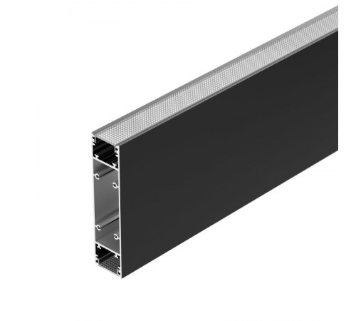 Профиль SL-LINE-25100-DUAL-2500 BLACK (Arlight, Алюминий)  033735  Arlight