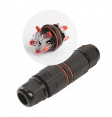 Соединитель-коннектор для проводов пятиконтактный, с пружинным контактом, водонепроницаемый, LD535  41920  FERON