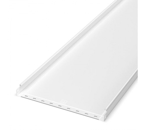 Лоток неперфорированный Стандарт 500х50х3000 (1,0 мм) RAL 9003 (6 м/уп)  PR16.10314  Промрукав