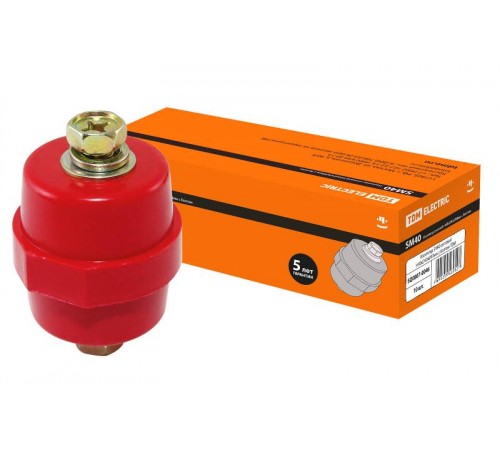 Изолятор SM40 силовой Н40хD40хМ10мм с болтом  SQ0807-0046  TDM
