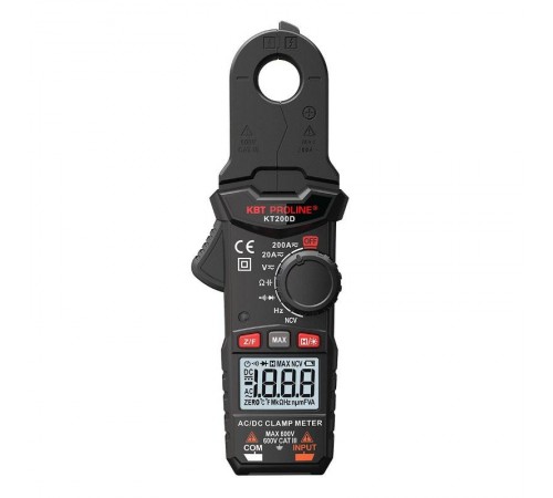 Токовые клещи цифровые КТ 200D серия PROLINE  101563  КВТ