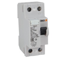 Выключатель дифференциальный (УЗО) ВД1-63-2363-АС-УХЛ4 (2P, 63, 100mA) электронное 318469  КЭАЗ