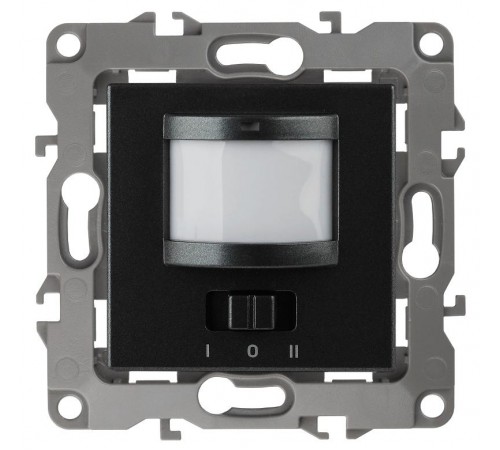 12-4103-05  Датчик движения 2-проводной, 180-240В, 200Вт, IP20, Эра12, антрацит  Б0031255  ЭРА