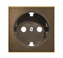 Накладка розетки SCHUKO,SKY, а.латунь  2CLA858800A1201  ABB