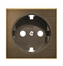 Накладка розетки SCHUKO,SKY, а.латунь  2CLA858800A1201  ABB