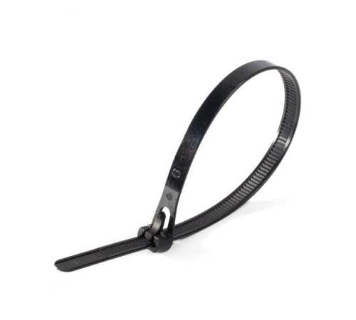 Стяжки нейлоновые КСР 7,5*250 (ч) (100шт.)  80145  Fortisflex