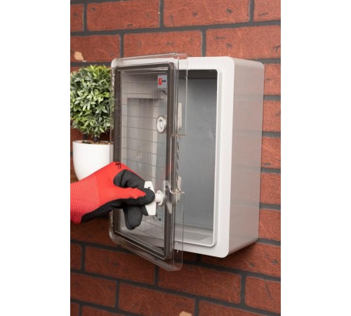 Щит пластиковый с монтажной платой прозрачная дверь (ВхШхГ) 350х250х150 мм IP65 PROxima  PBT65MP002  EKF