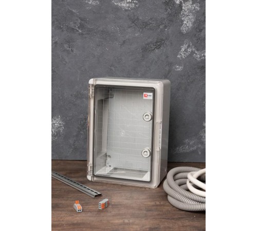 Щит пластиковый с монтажной платой прозрачная дверь (ВхШхГ) 350х250х150 мм IP65 PROxima  PBT65MP002  EKF