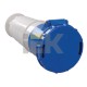 Розетка 233 переносная 2Р+РЕ 63А 220В IP54  PSR21-063-3  IEK