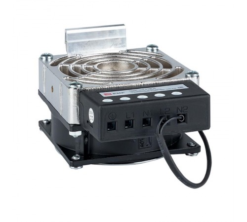 Обогреватель на DIN-рейку с вентилятором 100Вт 230В IP20 Quadro EKF PROxima  heater-vent-q-100-20  EKF