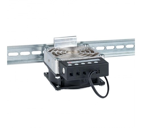 Обогреватель на DIN-рейку с вентилятором 100Вт 230В IP20 Quadro EKF PROxima  heater-vent-q-100-20  EKF