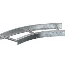 Поворот лестничный LESTA 45град 55х500мм R600 HDZ   CPG05-4-45-055-500-HDZ  IEK