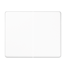 Двойная клавиша для балансирных механизмов выключателей (кнопок), в комплекте с SL95HP (крепежный элемент); металл; белый; SL500  SL595WW  Jung