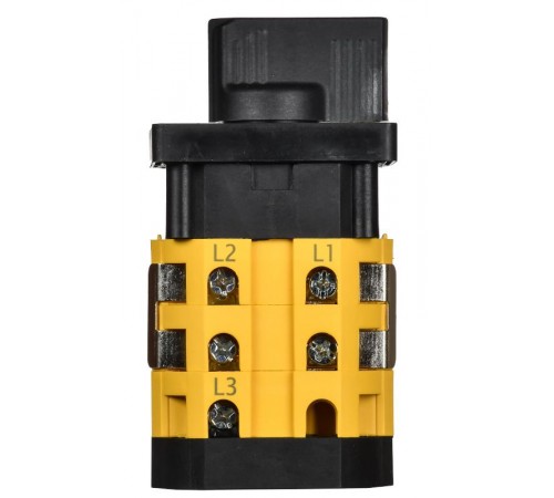 Переключатель кулачковый стандартная рукоятка 10А схема 11  MI-CS10-010-011  IEK