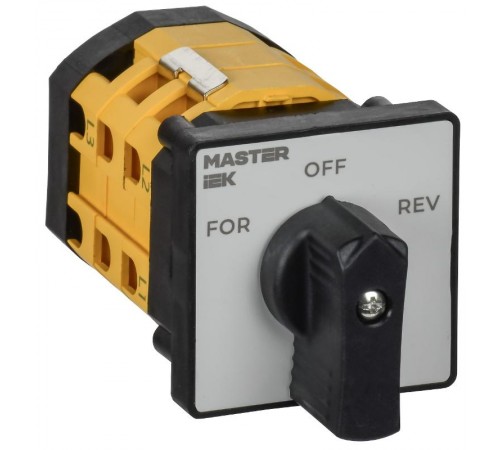 Переключатель кулачковый стандартная рукоятка 10А схема 11  MI-CS10-010-011  IEK