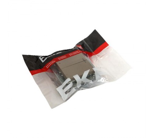 Механизм выключателя, двухклавишный, с подсветкой, шампань Эпика  UP1-SWC-24 EKF