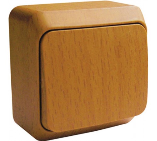 Этюд Бук О/У Выключатель 1-клавишный (сх.1)  BA10-001T  SE