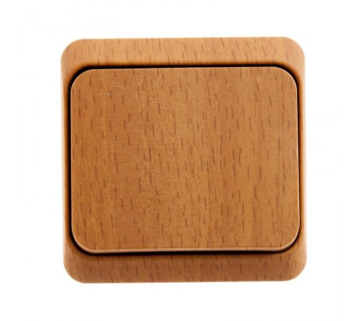 Этюд Бук О/У Выключатель 1-клавишный (сх.1)  BA10-001T  SE