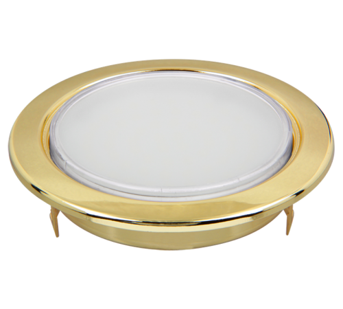 Светильник точечный встраиваемый под лампу ДВО PGX70 15254.3 40Вт GX70 IP20 золото глянцевое  1027658  Jazzway