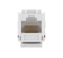 Механизм розетки компьютерной RJ-45, кат.6, UTP модуль (8 контакта) LK45  856300  Ecoplast