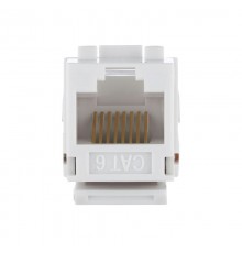 Механизм розетки компьютерной RJ-45, кат.6, UTP модуль (8 контакта) LK45  856300  Ecoplast