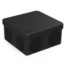 Коробка распределительная 60-0300-9005м для прямого монтажа двухкомпонен безгалогенная (HF) черная 100х100х50 (8шт/уп) IP66 60-0300-9005м  Промрукав