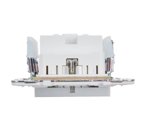 SKANDY Розетка с з/к/ш 16А б/к SK-R06S серебряный  SK-R14-16-1-K23  IEK