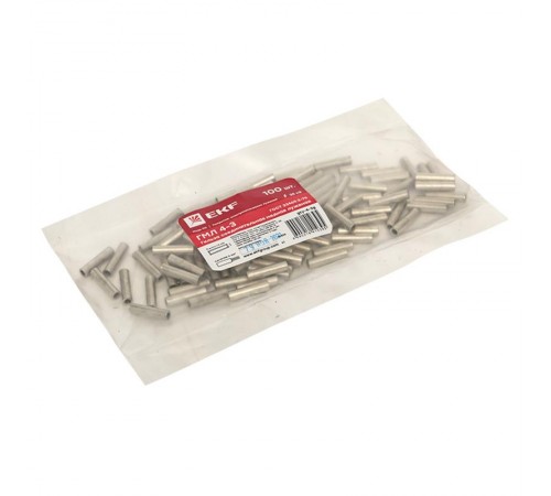 Гильза соединительная медная луженая ГМЛ 4-3 ГОСТ EKF PROxima  gty-4-3g  EKF