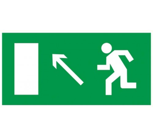 Пиктограмма (наклейка) . 100х50 мм "Напр.к эвак.вых. нал.вверх"  YPC30-105NEV-NALVV  IEK