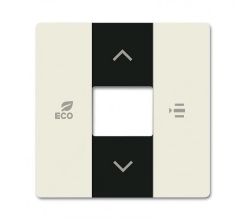 Накладка контроллера фанкойлов free@home, цвет белый бархат6220-0-0617 ABB