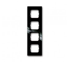Рамка 4-постовая, серия axcent, цвет ch?teau-black  1754-0-4494   2CKA001754A4494  ABB