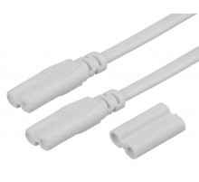 Набор коннекторов для светильников LLED-А-CONNECTOR KIT-W разъем C7 длина 10см (200/14000)  Б0028203  ЭРА