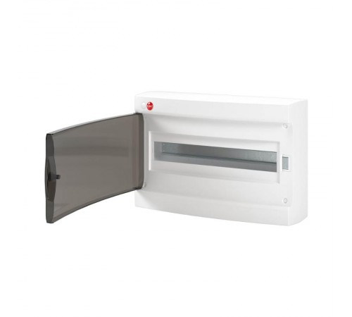 Щиток настенный с дверцей 18модулей IP41, белый с клеммным блоком 1х87518 и замком  84918  DKC