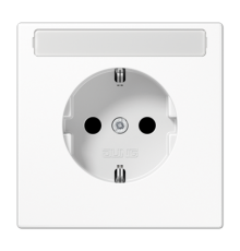 Штепсельная розетка SCHUKO 16A, 250V~ с защитой от детей и полем для надписи; слоновая кость LS1520KINAWW Jung