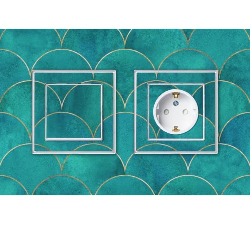 AtlasDesign Art Белый Выключатель 1-клавишный сх.1, 10АХ, механизм  ATN200111  SE