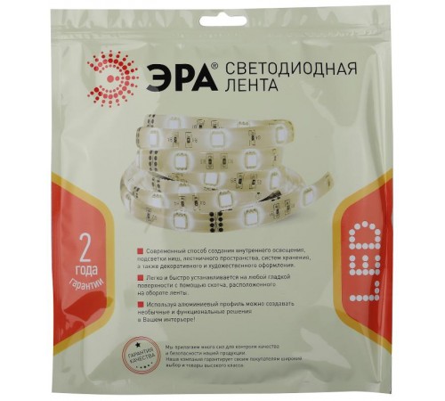 Лента светодиодная LS2835-4,8-60-24-65-3000К-5m  Б0043110  ЭРА