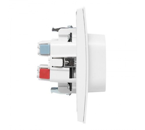 Стокгольм Розетка 2-местная с/з 16А белая с защ. штор. PROxima  EXR16-128-10  EKF