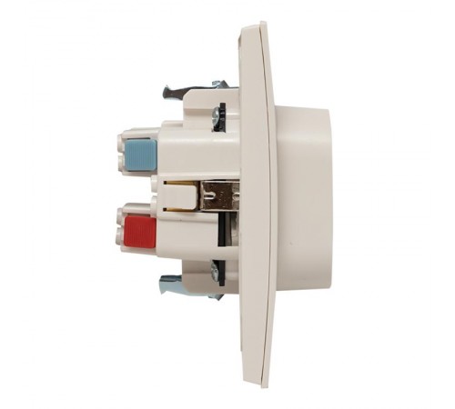 Стокгольм Розетка 2-местная с/з 16А белая с защ. штор. PROxima  EXR16-128-10  EKF