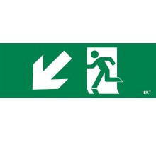 Этикетка самоклеящаяся  280х100мм "Фигура/стр. вниз влево"   LPC10-1-28-10-FVNNAL  IEK