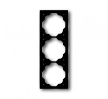 Рамка 3-постовая, серия impuls, цвет чёрный бархат  1754-0-4426   2CKA001754A4426  ABB