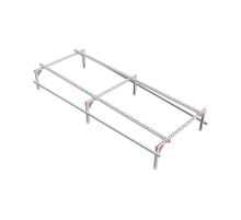 Опорная конструкция для установки оборудования TECHNORAPTOR 1200х3000 тип 1  KM-TR-SSEI-1200-3000-1  КМ - профиль