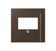 Крышка для ТАЕ и USB розеток, фиксация винтом; дюропласт; мокко; A500  A569PLTMO  Jung